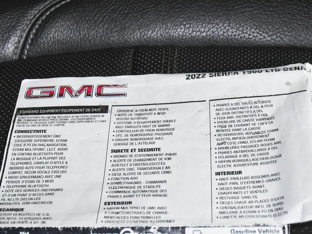 Used 2022 GMC Sierra 1500 Denali w/ Denali Reserve Package AWD/4WD image 60