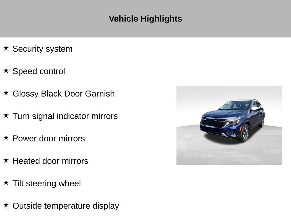 Certified 2024 Kia Seltos S AWD/4WD image 46