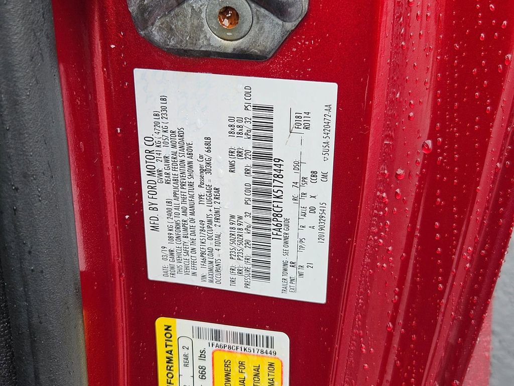 Used 2019 Ford Mustang GT RWD image 33