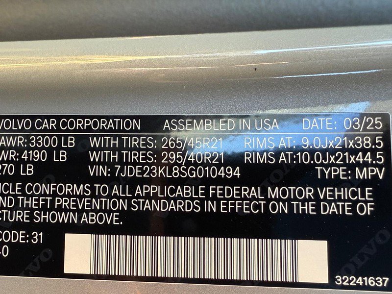 New 2025 Volvo EX90 Ultra image 18