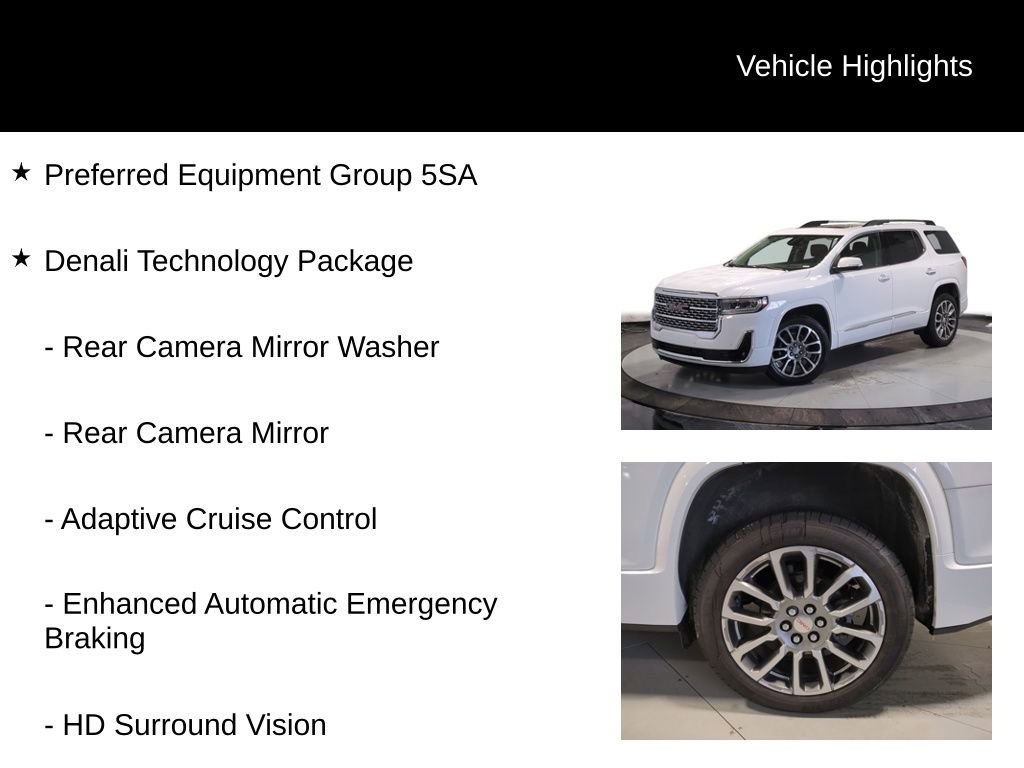 Used 2023 GMC Acadia Denali w/ Denali Ultimate Package image 7