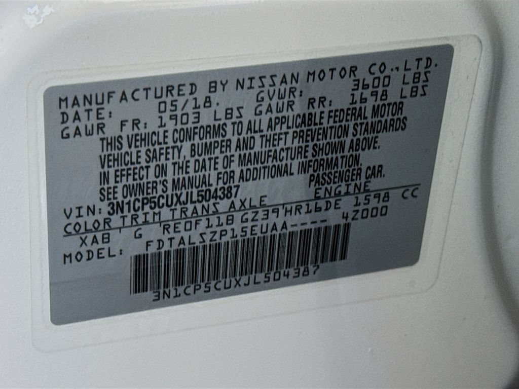Used 2018 Nissan Kicks SV FWD image 28