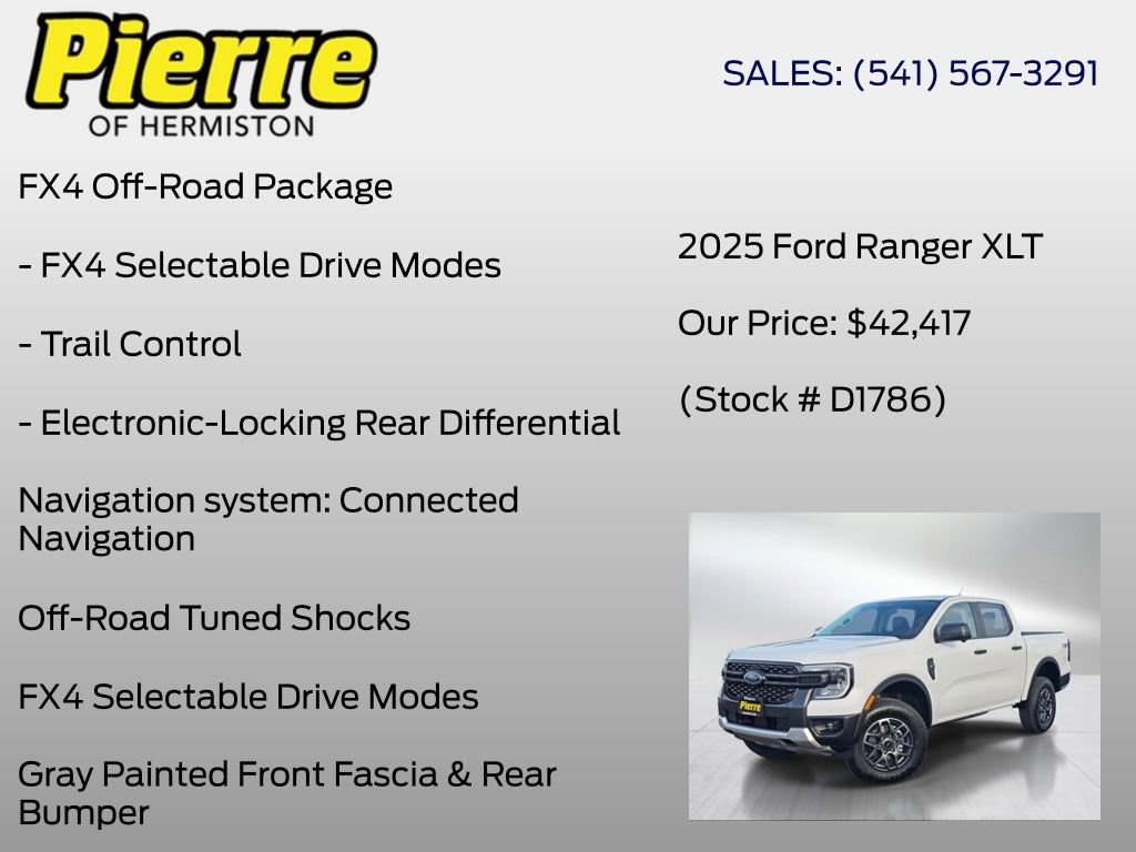 New 2025 Ford Ranger XLT w/ FX4 Off-Road Package image 9
