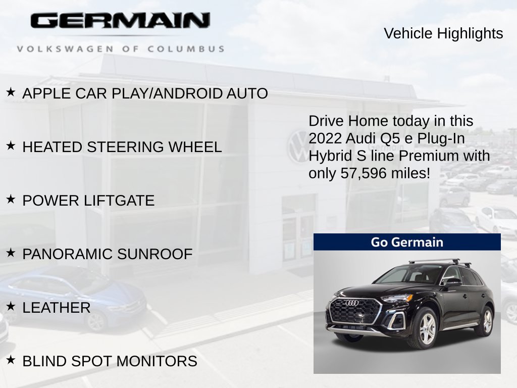 Used 2022 Audi Q5 e Premium w/ Convenience Package AWD/4WD image 5