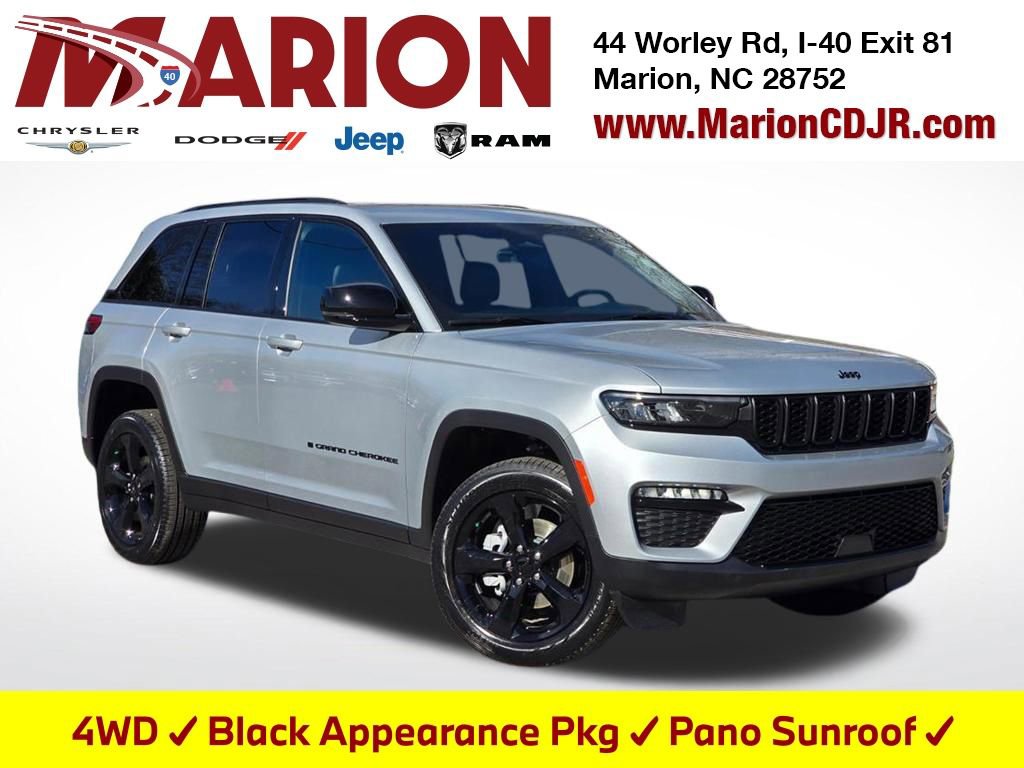 New 2025 Jeep Grand Cherokee Limited w/ Black Appearance Package