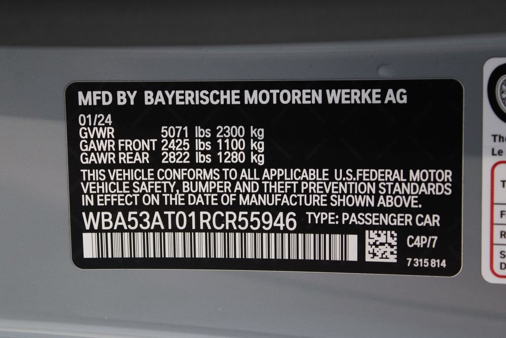 Used 2024 BMW M440i Convertible w/ Shadowloine Package RWD image 36