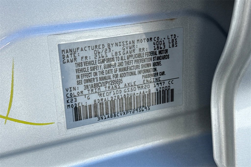 Certified 2023 Nissan Sentra SV image 28