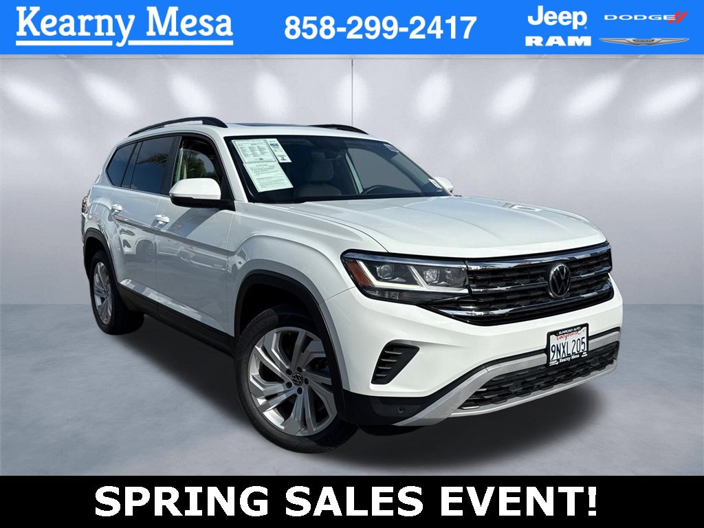 Used 2021 Volkswagen Atlas SE w/ Panoramic Sunroof Package