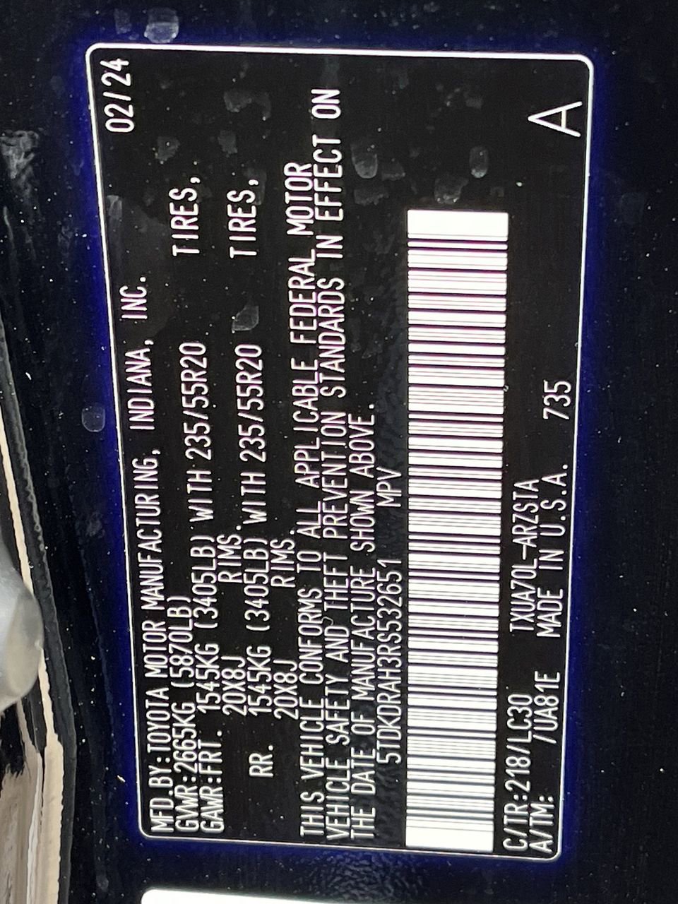 Used 2024 Toyota Highlander XSE FWD image 30