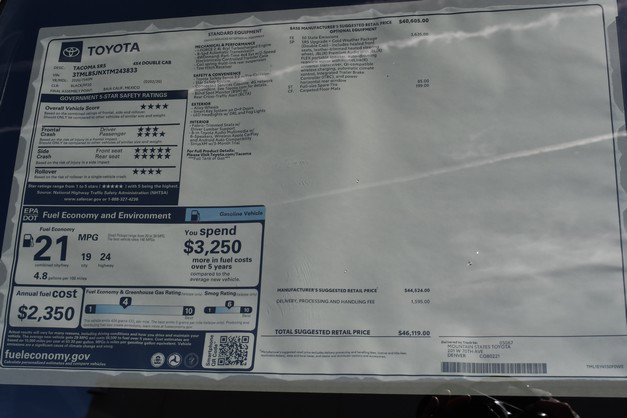 New 2026 Toyota Tacoma SR5 image 14