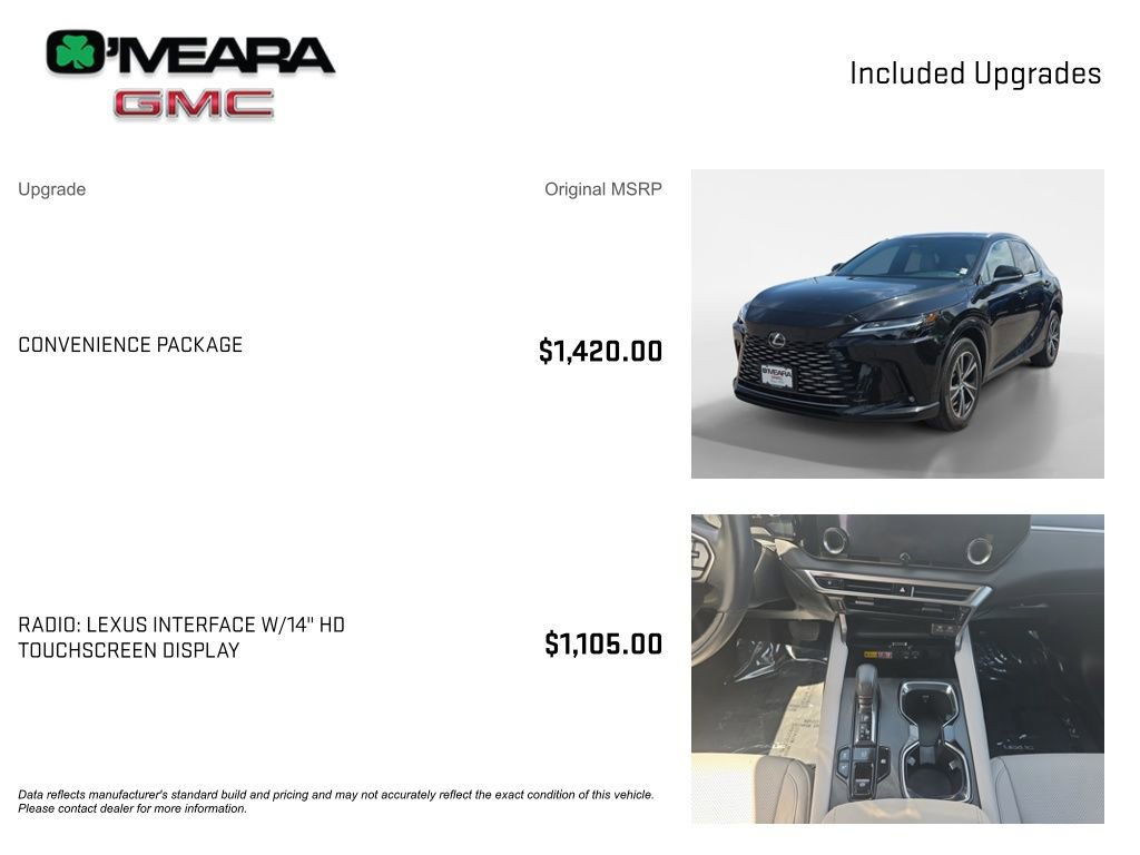 Used 2024 Lexus RX 350h w/ Convenience Package AWD/4WD image 4