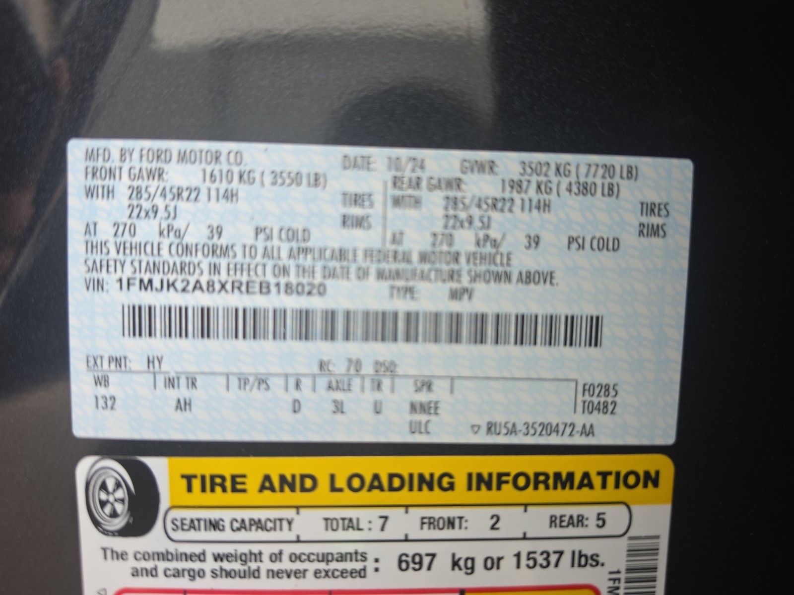 Used 2024 Ford Expedition Max Limited AWD/4WD image 34