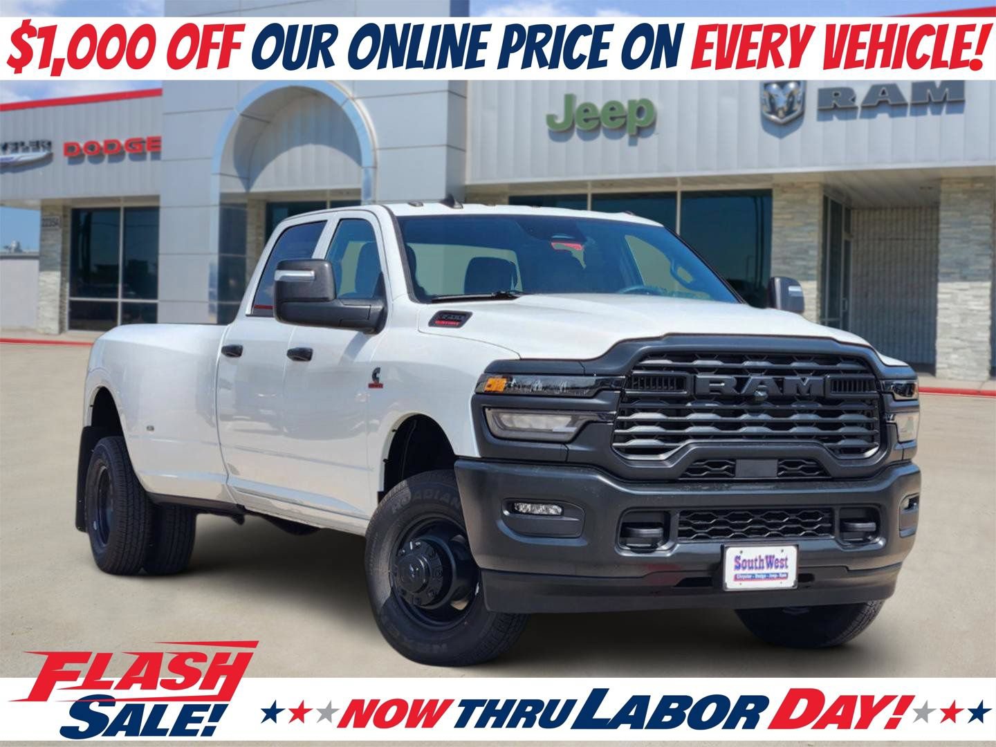 New 2026 RAM 3500 Tradesman AWD/4WD 360° Tour