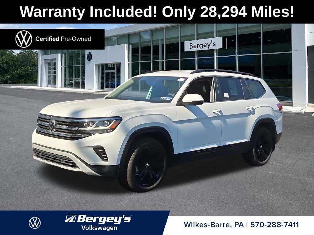 Certified 2023 Volkswagen Atlas SE w/ Black Wheel Package