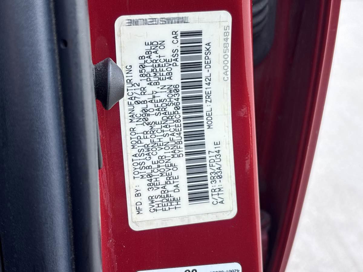 Used 2012 Toyota Corolla S FWD image 26
