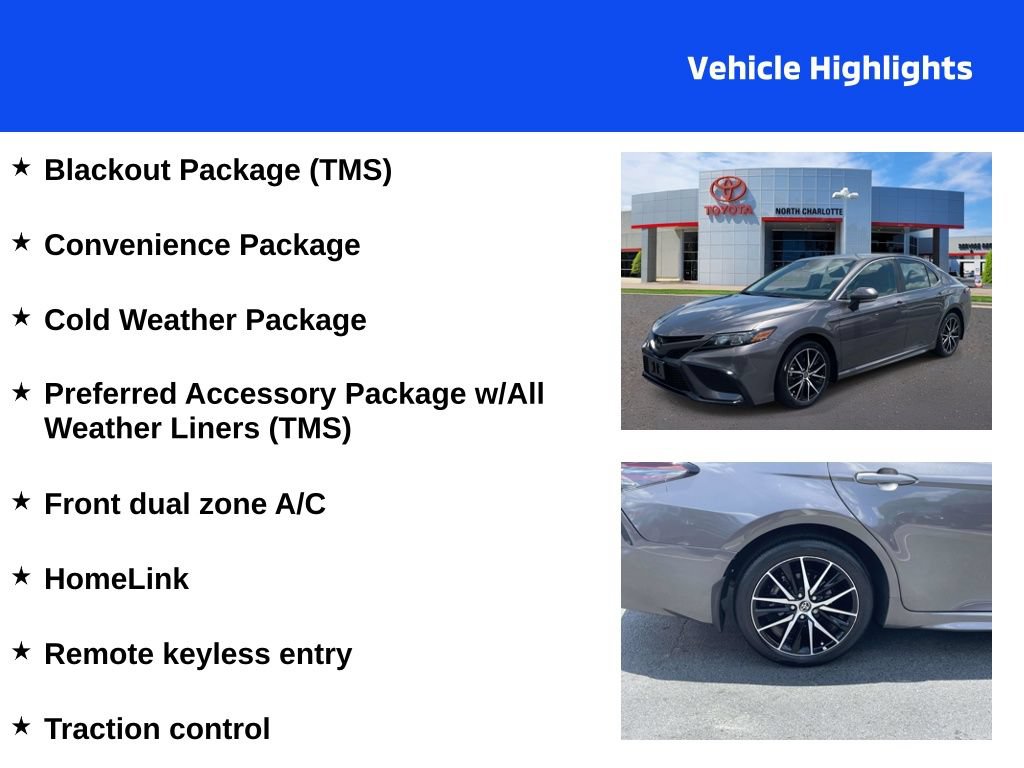 Used 2023 Toyota Camry SE w/ Cold Weather Package AWD/4WD image 4