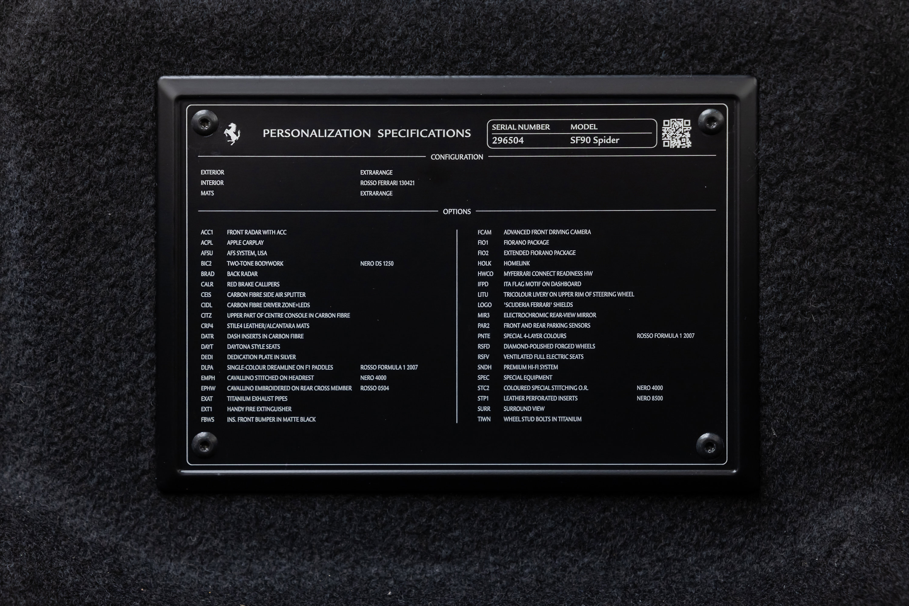 Certified 2023 Ferrari SF90 Spider image 55