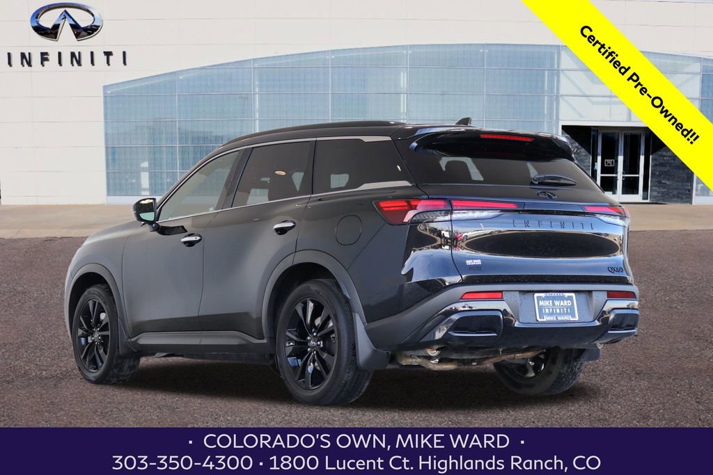 Certified 2025 INFINITI QX60 Luxe w/ Black Edition image 3