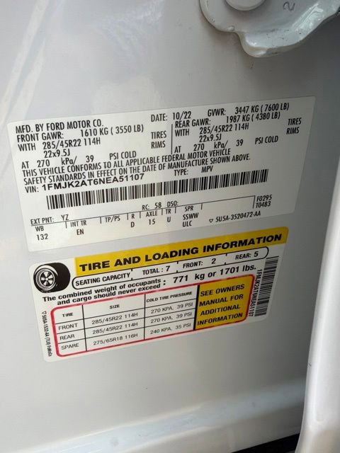 Certified 2022 Ford Expedition Max Limited AWD/4WD image 10