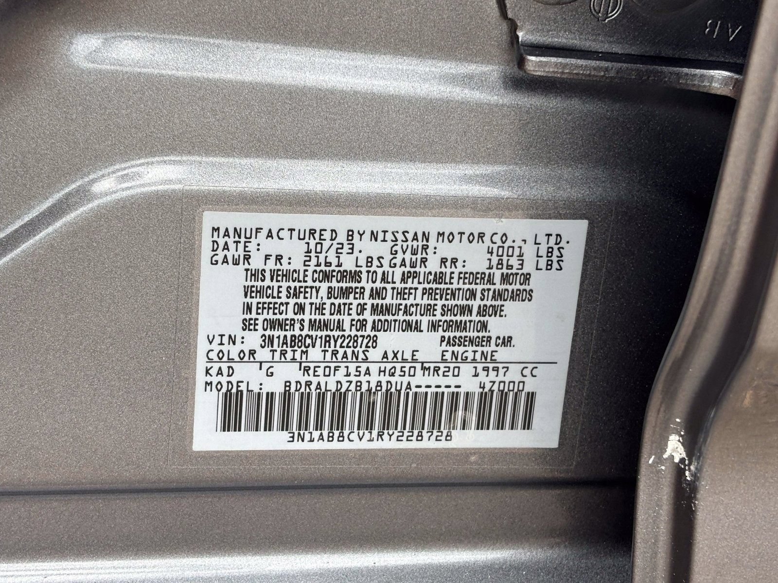 Certified 2024 Nissan Sentra SV FWD image 32
