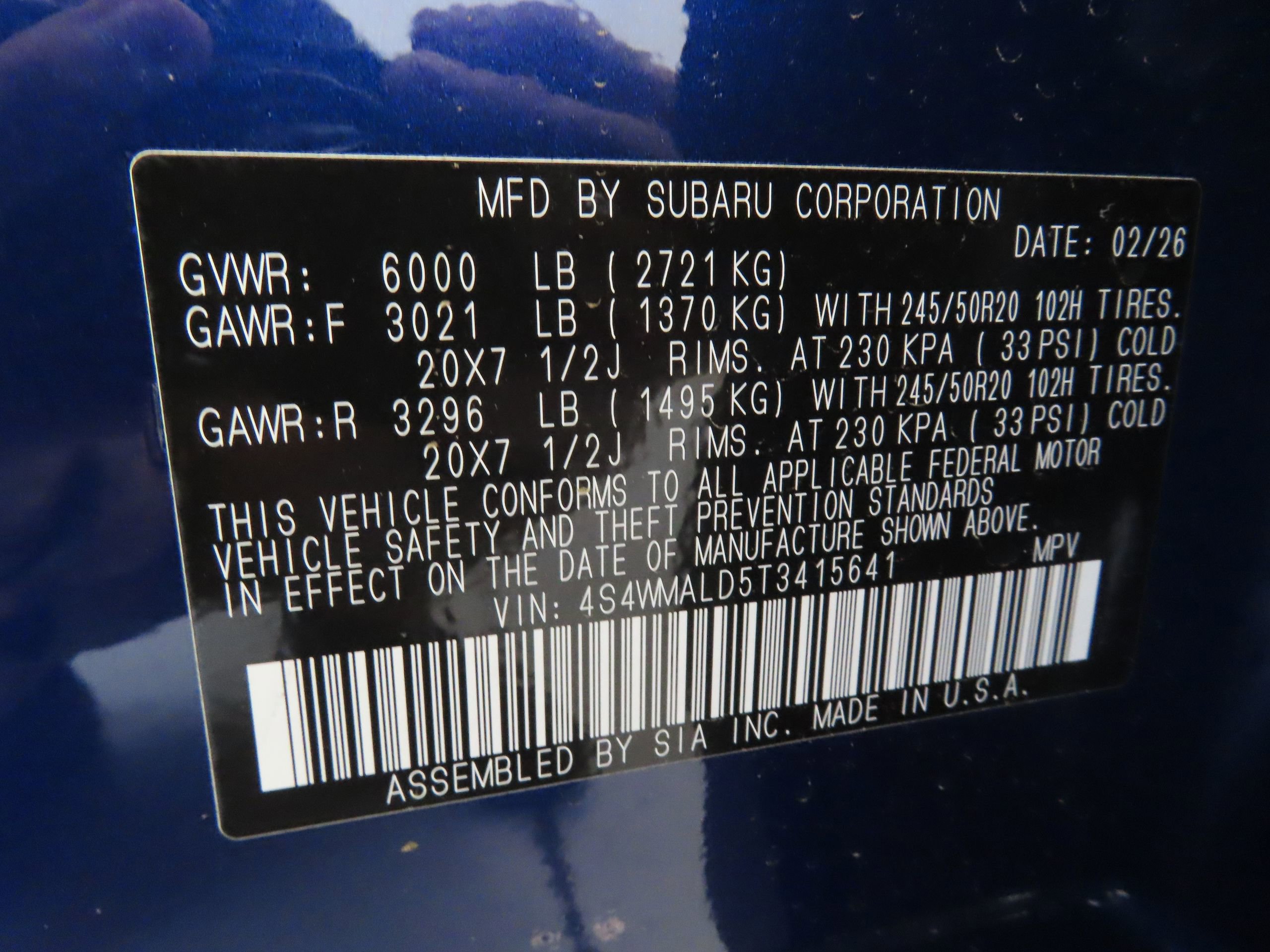 New 2026 Subaru Ascent Bronze Edition image 30