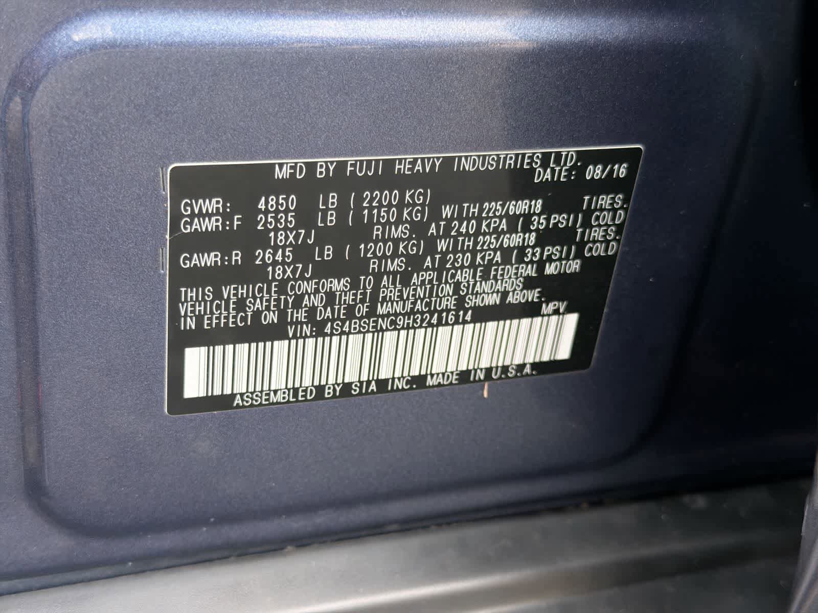 Used 2017 Subaru Outback 3.6R Limited image 39