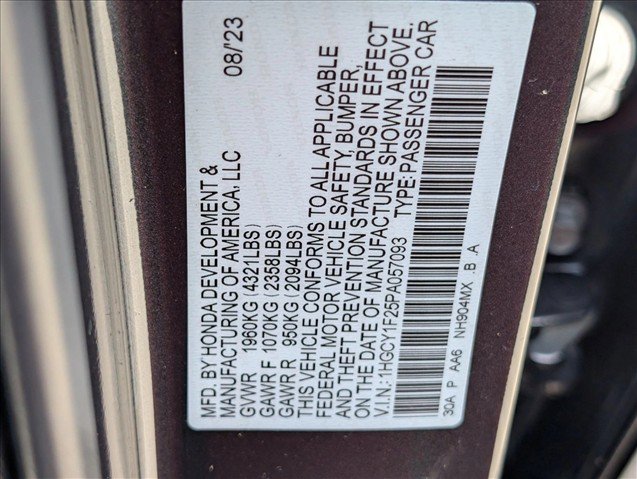 Used 2023 Honda Accord LX image 23