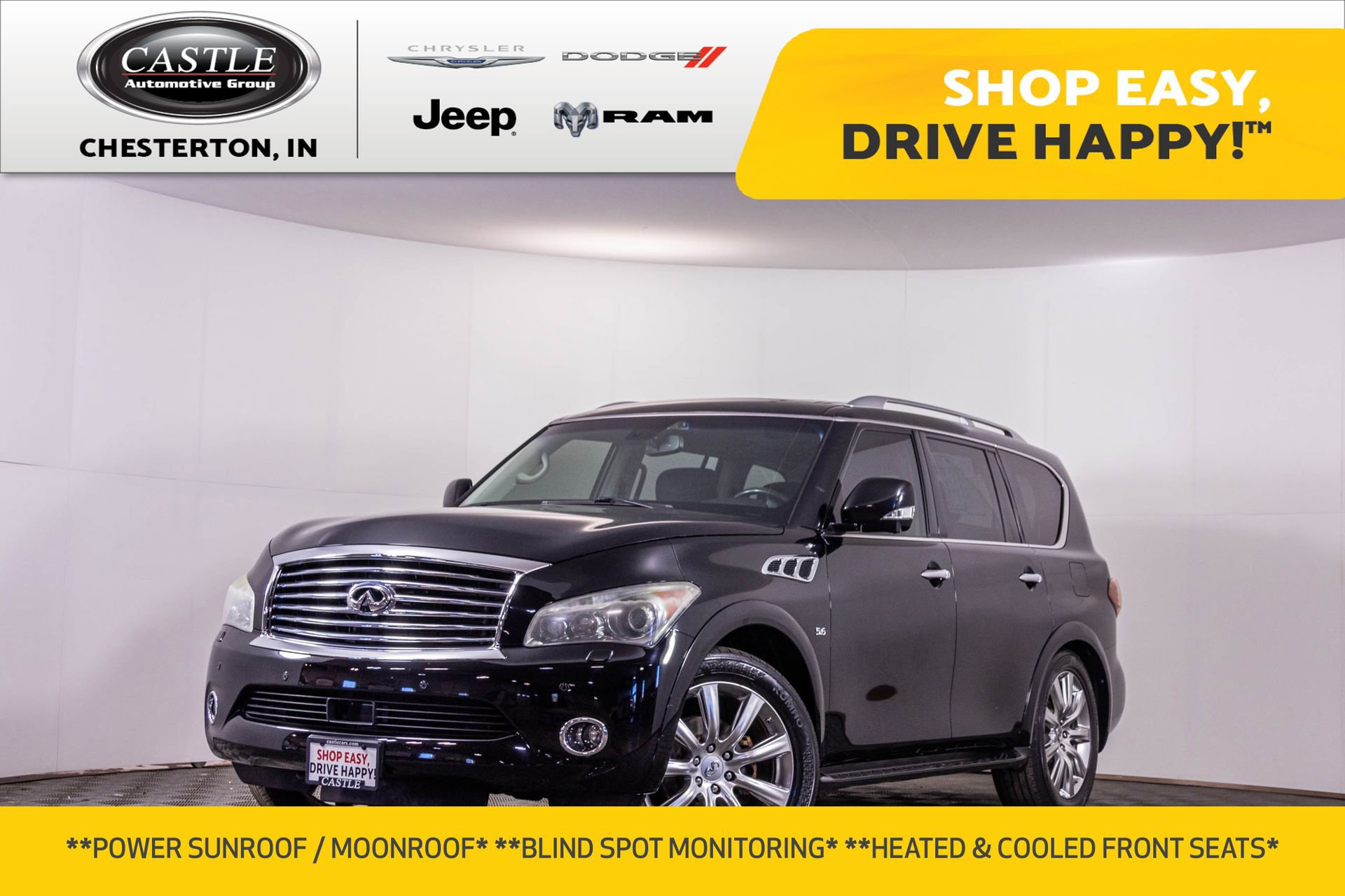 Used 2014 INFINITI QX80 4WD w/ Deluxe Touring Package