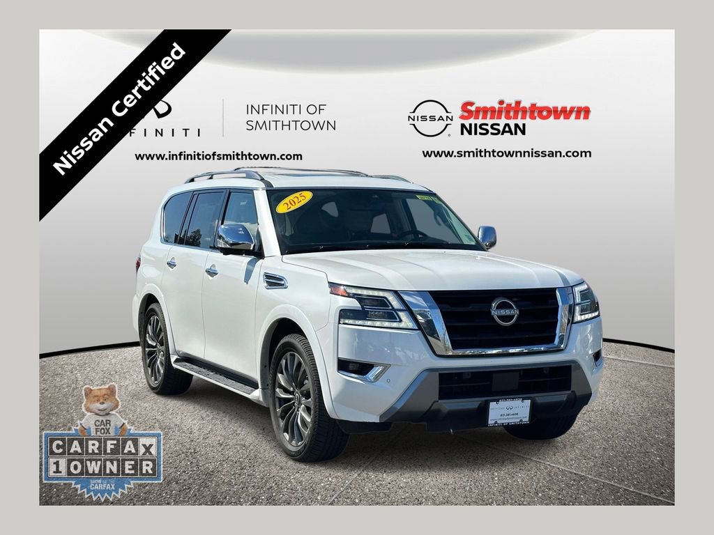 Certified 2024 Nissan Armada Platinum w/ Captain's Chairs Package