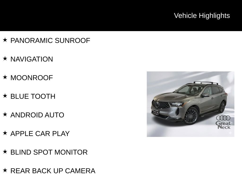 Used 2023 Acura RDX AWD w/ A-Spec & Advance Pkg image 9