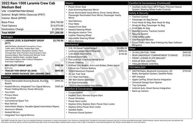 Used 2022 RAM 1500 Laramie image 3