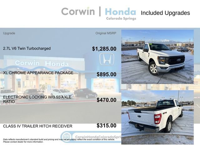 Used 2023 Ford F150 XL w/ XL Chrome Appearance Package video 4