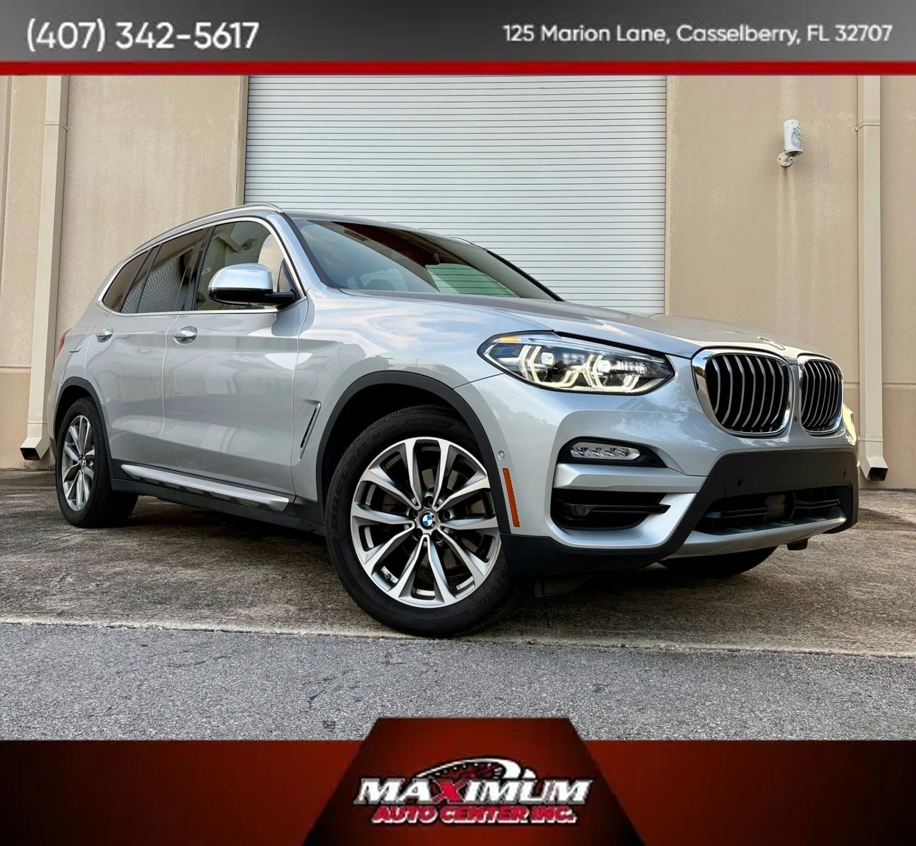 Used 2019 BMW X3 sDrive30i RWD image 2