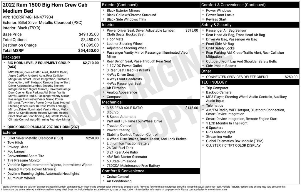 Used 2022 RAM 1500 Big Horn AWD/4WD image 38