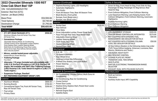 Used 2022 Chevrolet Silverado 1500 RST w/ Z71 Off-Road Package image 3