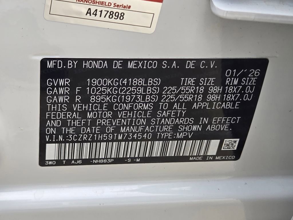 Certified 2026 Honda HR-V Sport image 31