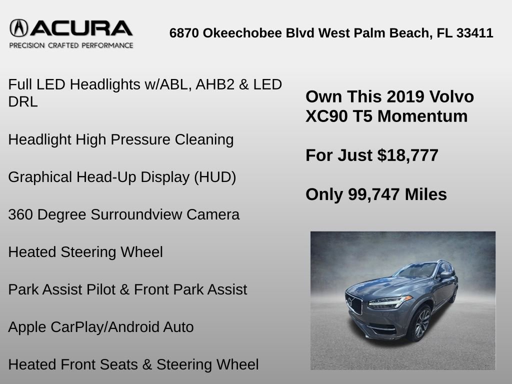 Used 2019 Volvo XC90 T5 Momentum w/ Advanced Package FWD image 18