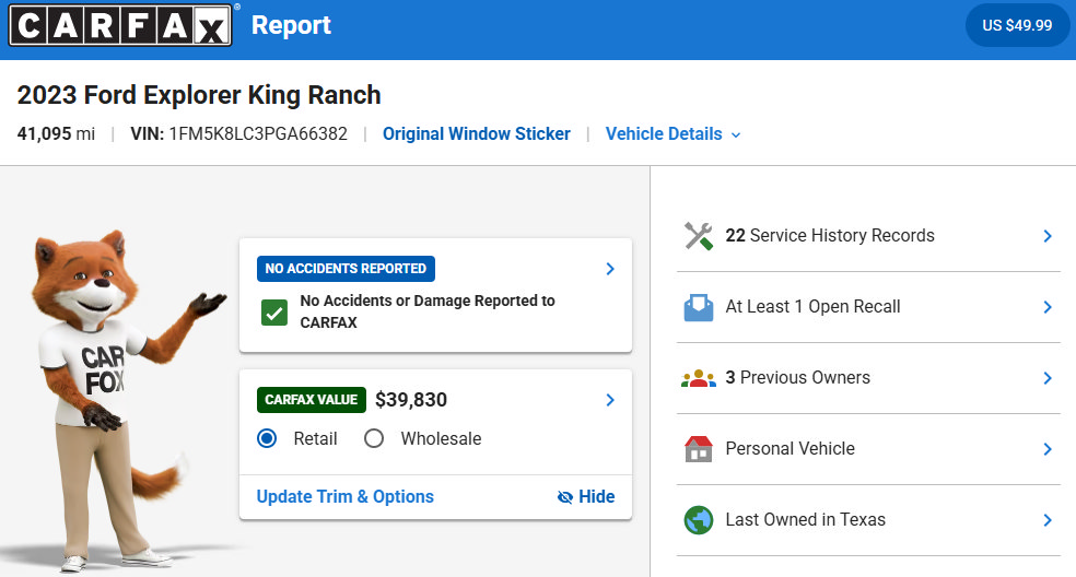 Used 2023 Ford Explorer King Ranch w/ Technology Package AWD/4WD image 39