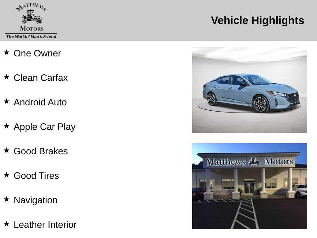 Used 2025 Nissan Sentra SR w/ SR Premium Package FWD image 14