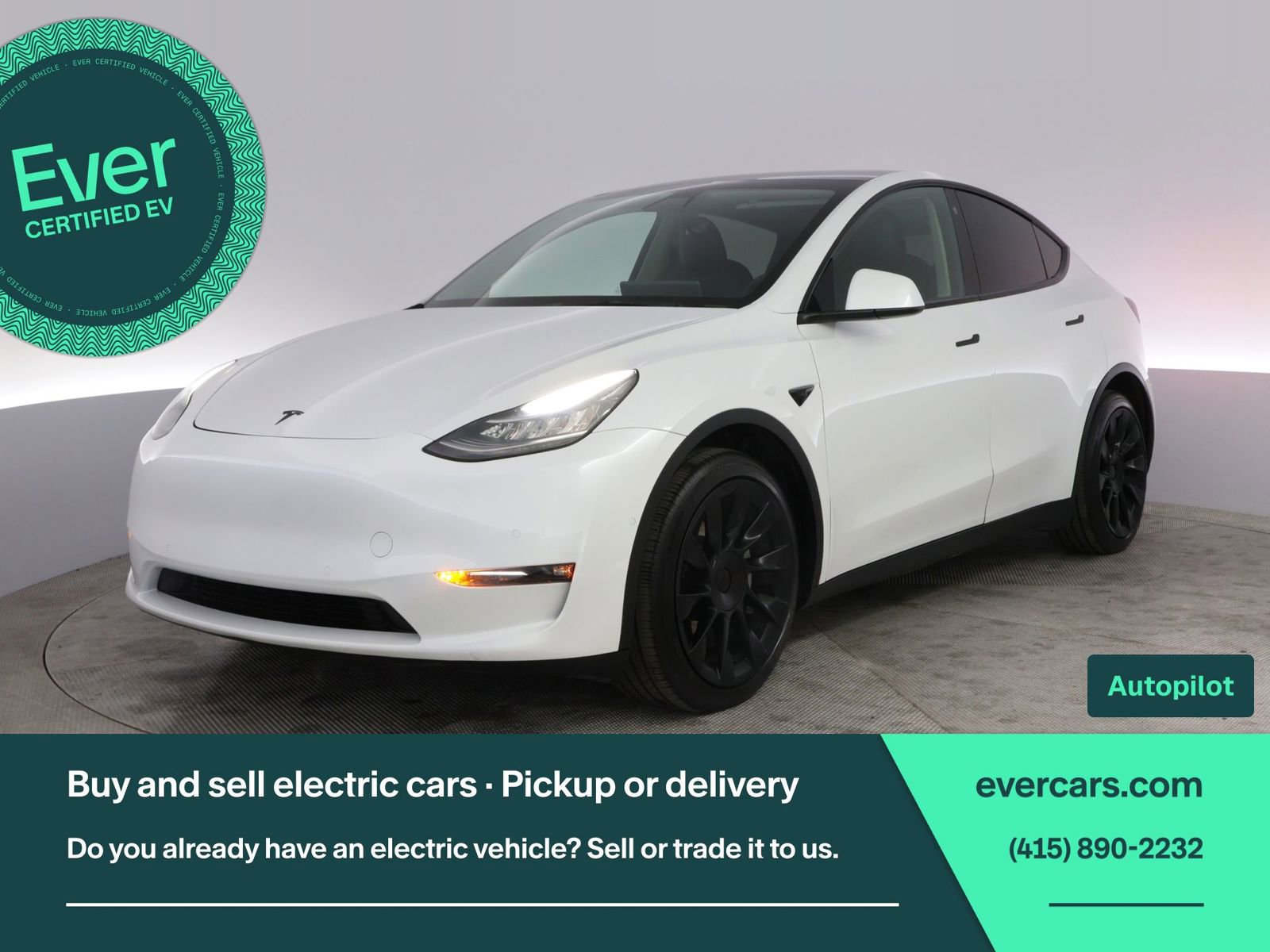 Used 2021 Tesla Model Y Long Range AWD/4WD image 1