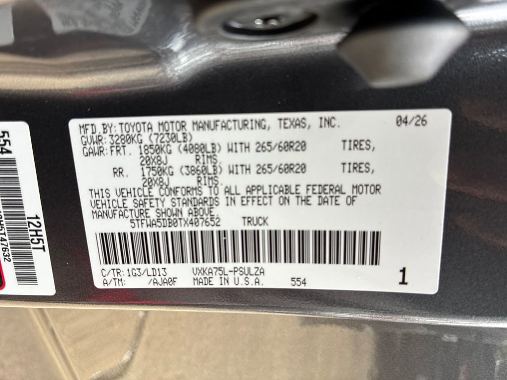 New 2026 Toyota Tundra Limited AWD/4WD image 55