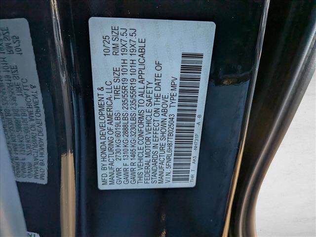 New 2026 Honda Odyssey Touring image 17