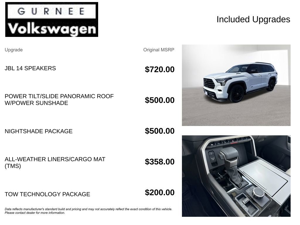 Used 2024 Toyota Sequoia Limited w/ Nightshade Package image 4