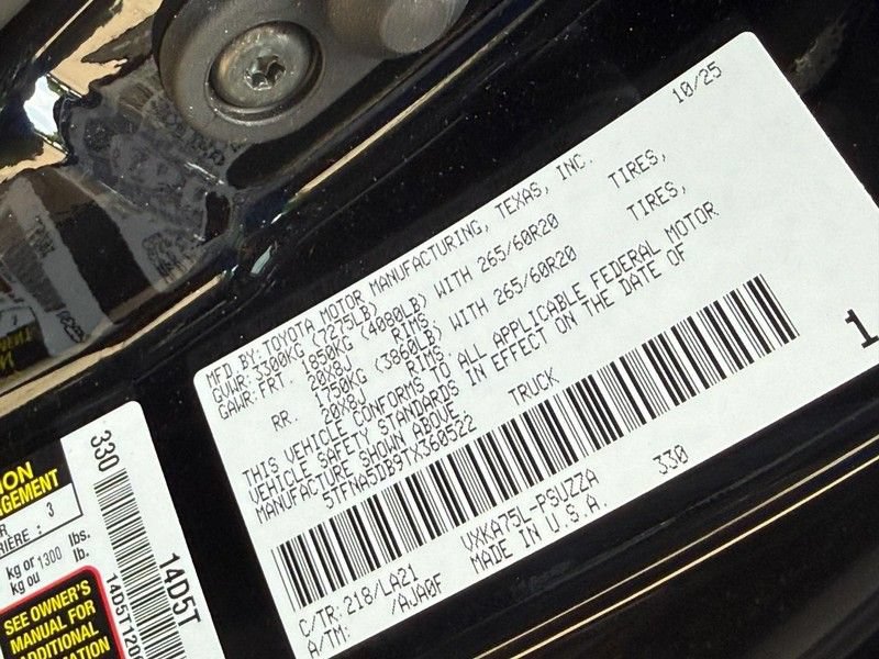 Used 2026 Toyota Tundra Platinum AWD/4WD image 31