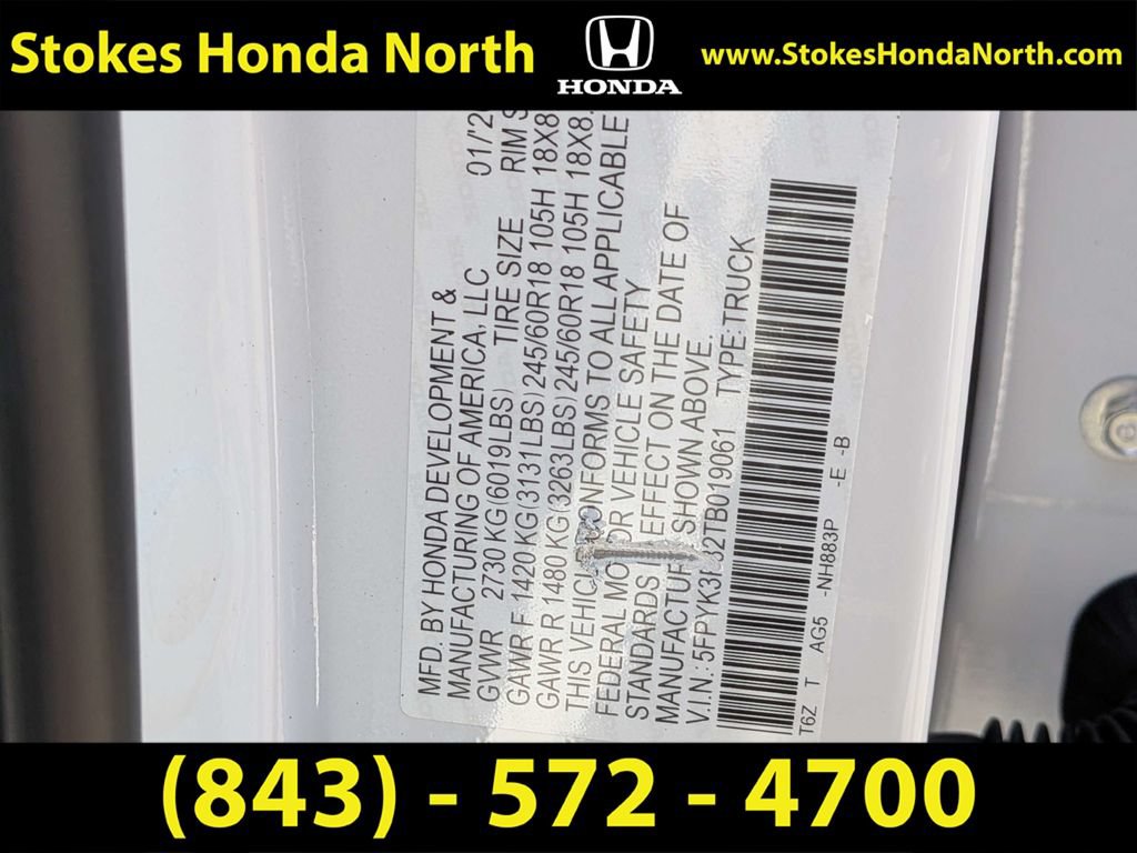 Certified 2026 Honda Ridgeline Black Edition image 7