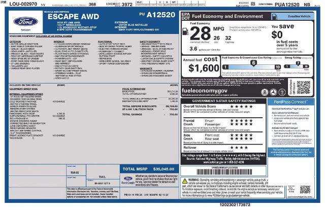 Certified 2023 Ford Escape ST-Line w/ Tech Pack #1 AWD/4WD image 9