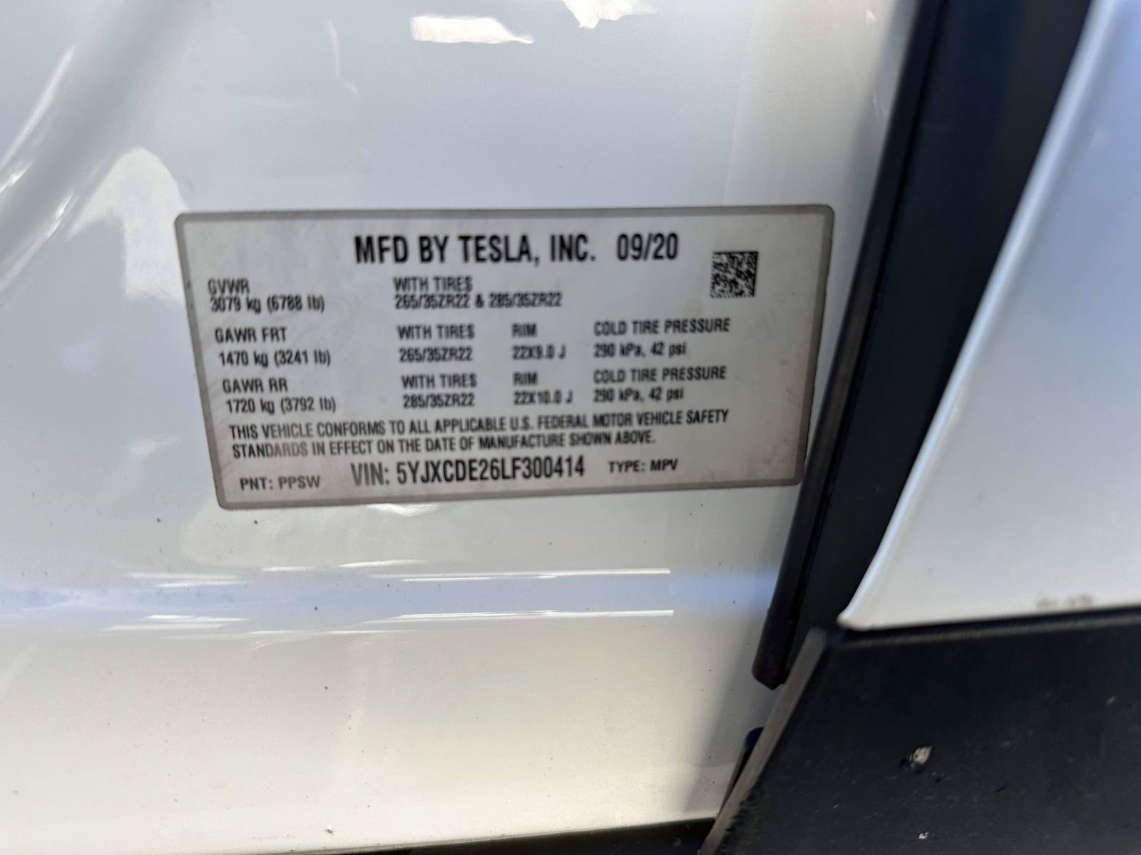 Used 2020 Tesla Model X Long Range AWD/4WD image 17