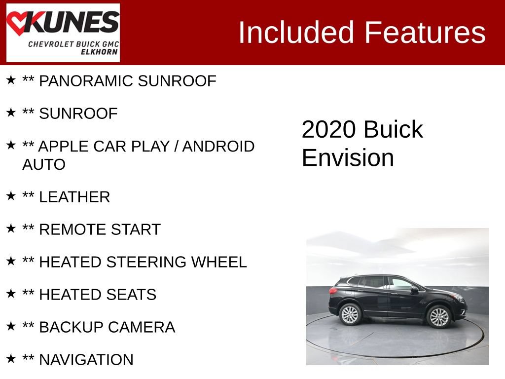 Used 2020 Buick Envision Premium AWD/4WD video 2