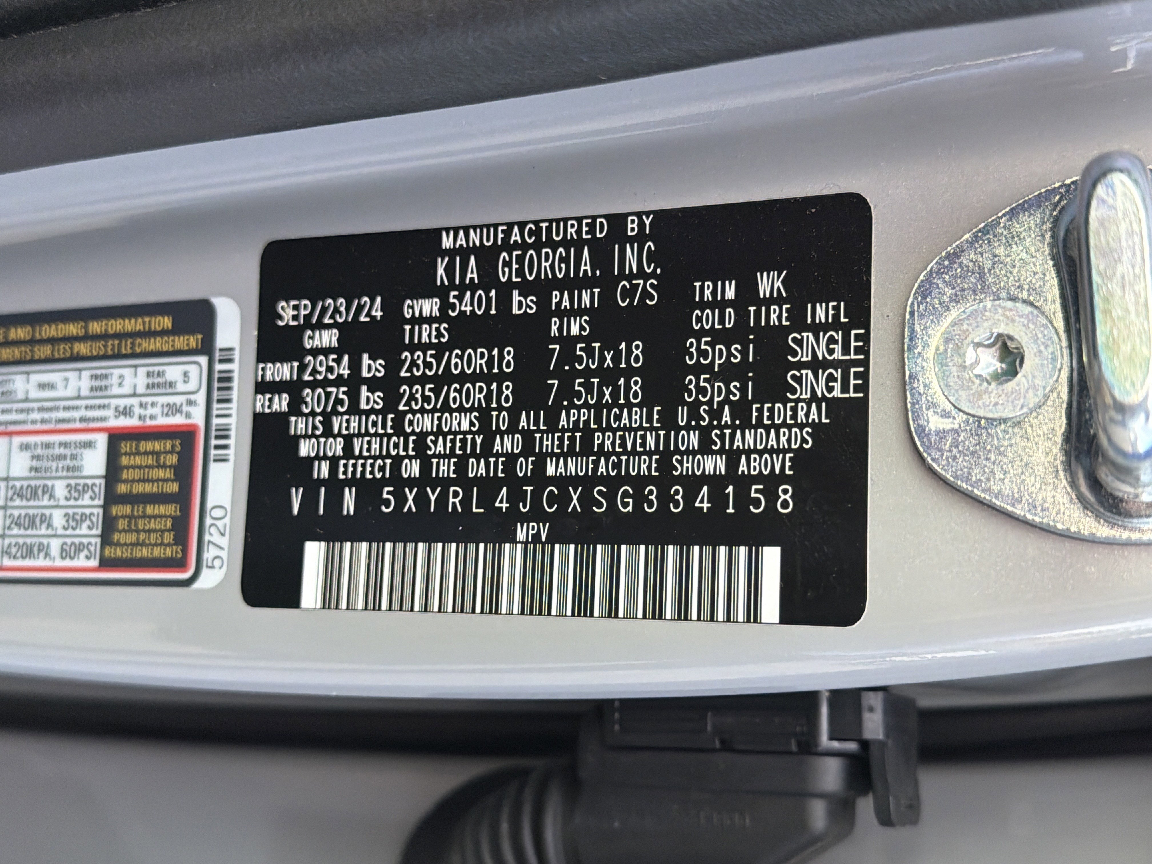 Used 2025 Kia Sorento S FWD image 34