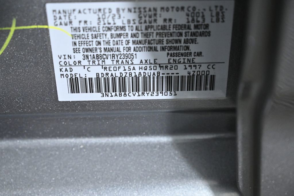 Certified 2024 Nissan Sentra SV w/ SV Premium Package image 36